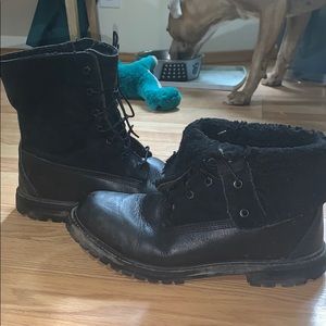 Timberland boots w/Sherpa lining
